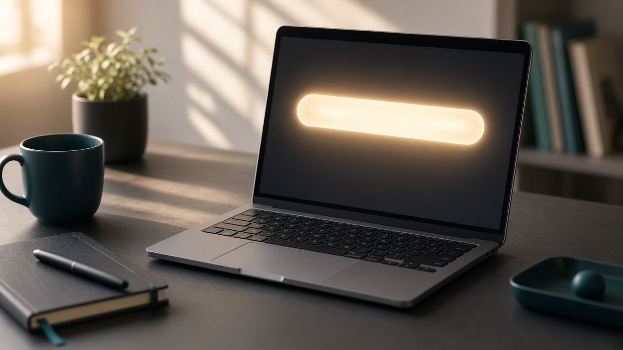 Laptop üzerinde web sitesi düzenleyen işletme sahibi